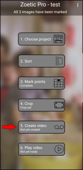 mainscreen create video