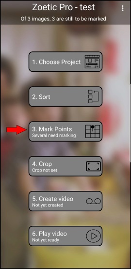 mainscreen mark points